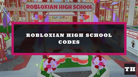 robloxian high school codes 2022